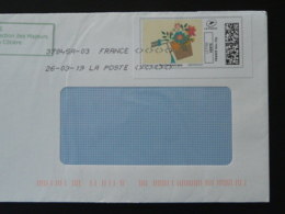 Vélo Bicycle Panier Timbre En Ligne Montimbrenligne Sur Lettre (e-stamp On Cover) TPP 4680 - Timbres à Imprimer (Montimbrenligne)