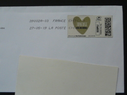 Fête Des Mères Timbre En Ligne Montimbrenligne Sur Lettre (e-stamp On Cover) TPP 4698 - Timbres à Imprimer (Montimbrenligne)