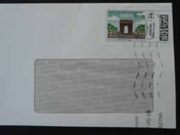 Arc De Triomphe Paris Timbre En Ligne Montimbrenligne Sur Lettre (e-stamp On Cover) TPP 4716 - Timbres à Imprimer (Montimbrenligne)