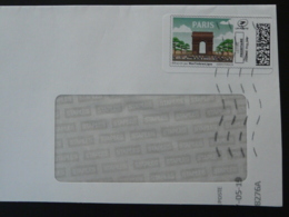 Arc De Triomphe Paris Timbre En Ligne Montimbrenligne Sur Lettre (e-stamp On Cover) TPP 4716 - Francobolli Stampabili (Montimbrenligne)