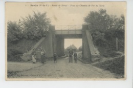BARLIN - Route De Noeux - Pont Du Chemin De Fer Du Nord - Barlin