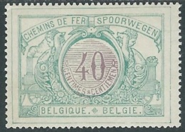 1902-05 BELGIO PACCHI POSTALI 40 CENT MH * - RB13-9 - Reisgoedzegels [BA]