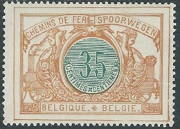 1912-14 BELGIO PACCHI POSTALI 35 CENT MH * - RB13-9 - Gepäck [BA]