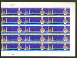 PORTUGAL Europa CEPT 1995 FEUILLES COMPLETES ** Sousa Mendes Juste Parmis Les Nations Fair Among Nations Judaica - Jewish