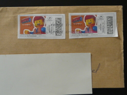 Lego Au Cinema Timbre En Ligne Montimbrenligne Sur Lettre (e-stamp On Cover) TPP 4821 - Printable Stamps (Montimbrenligne)