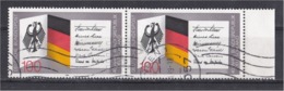 Deutsche Bundespost 1989 40 Jahre BundesRepublik Deutschland Germany Flag Bandeira Fändel Bandiera Drapeau - Francobolli