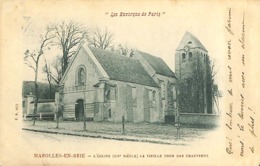 CPA - France - (94) Val De Marne - Marolles-en-Brie - L'Eglise - La Vieille Tour Des Chartreux - Marolles En Brie