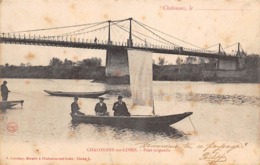 Thème    Navigation Fluviale .Péniche Écluse.Bac 49    Chalonnes Sur Loire   Barque Avec Voile   (voir Scan) - Embarcaciones