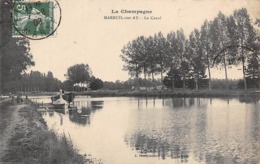 Thème    Navigation Fluviale .Péniche Écluse.Bac   51   Mareuil Sur Ay   (voir Scan) - Houseboats