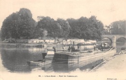 Thème    Navigation Fluviale .Péniche Écluse.Bac   95 L'Isle Adam Port De Cabouillet  (voir Scan) - Embarcaciones