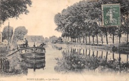 Thème    Navigation Fluviale .Péniche Écluse.Bac   93  Noisy Le Sec Canal De L'Ourcq  2  (voir Scan) - Binnenschepen