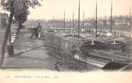 Thème    Navigation Fluviale .Péniche Écluse.Bac   93 Saint Denis. Vue Du Port   2    (voir Scan) - Binnenschepen