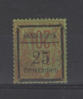 Guadeloupe - 1889 - N°5 Surcharge Renversé  25s/20c - Altri & Non Classificati