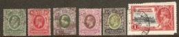 SOMALILAND 1912 - 1935 ALL DIFFERENT FINE USED VALUES SG 60, 61, 66, 75, 78, 86 Cat £45+ - Somaliland (Protectorat ...-1959)