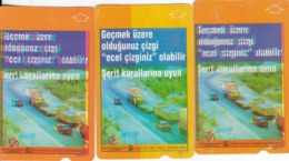 Turkey, N-182,  Traffic Lane, 2 Scans.  3 Misprints - Turquie