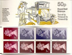 GREAT BRITAIN, FOLDED BOOKLET, 1978, FB 6A, Guy Electric - Booklets