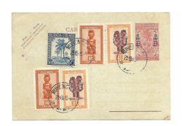 2 Fr Sur 1Fr. RUHENGURI  25.8.1949  Sans/zonder Adres - Stamped Stationery