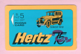 New Zealand - Private Overprint - 1992 Hertz Rental Cars #2 $5 - Mint - NZ-CO-03 - Nuova Zelanda
