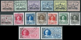 1931 VATICANO USATO PACCHI POSTALI 15 VALORI - RB15-7 - Paquetes Postales