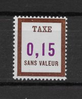 Fictif Taxe N° 22 De 1972 ** TTBE - Cote Y&T 2022 De 1 € - Finti