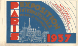 Paris Expo Des Arts Et Techniques 1937 - Carnet De 10 Photos/cartes Postales - Exposiciones