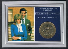 1981  Hochzeit Lady Diana Und Der Prinz Von Wales Im Schmuckumschlag - Maundy Sets & Herdenkings