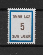 Fictif Taxe N° 40 De 1972 ** TTBE - Cote Y&T 2022 De 1,50 € - Fictifs