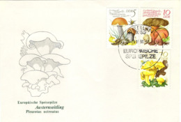 ALLEMAGNE GERMANY RDA DDR 2210 2211 2215 FDC 1er Jour ETB Champignon Pilze Mushroom [GR] - 1971-1980