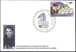 Special Cover And Cancel Sport Shess 2018 From Cuba - Lettres & Documents