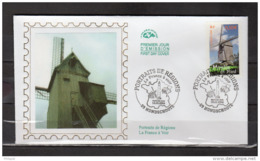 FRANCE 2004 : Enveloppe 1er Jour En Soie N° YT 3706 " MOULIN DU NORD " En Parfait état ! FDC - Windmills