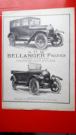 Automobiles,la 17 HP Bellanger Fréres - Advertising
