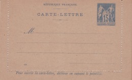 Carte Lettre Sage 15 C Bleu J23 Neuve - Tarjetas Cartas