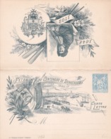 Carte Lettre Sage 15 C Bleu J38d Centenaire De Dunkerque Neuve - Tarjetas Cartas