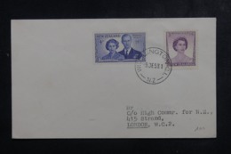 NOUVELLE ZÉLANDE - Enveloppe De Wellington Pour Londres En 1953, Affranchissement Plaisant - L 44706 - Briefe U. Dokumente