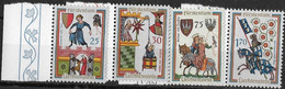 ⭐ Liechtenstein - YT N° 383 à 386 ** - Neuf Sans Charnière ⭐ - Unused Stamps