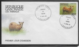 Thème Animaux - Antilope - Gabon - Enveloppe - Other & Unclassified