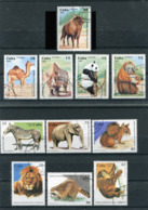 Cuba 1995-97. Animals - 2 Complete Sets (11 Stamps) - Used - Collections, Lots & Séries