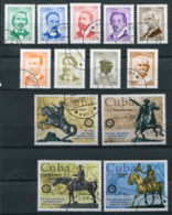 Cuba 1996-2001. Cuban Heros And Napoleon - 2 Complete Sets (13 Stamps) - Used - Collections, Lots & Series