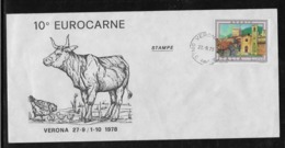 Thème Animaux - Vache - Italie - Enveloppe - Vacas