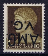 Italy:   AMG-VG  Sa 1 D Soprastampa Capovolta  MH/* Flz/ Charniere Inverted Overprint - Nuovi