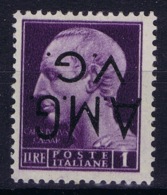 Italy: AMG-VG Sa 8 D Soprastampa Capovolta MH/* Flz/ Charniere Inverted Overprint Signiert /signed/ Signé - Nuevos