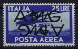 Italy: AMG-VG Sa Pà 6d Doppia Soprastampa Una Capovolta MNH/**inverted Overprint Signiert /signed/ Signé 2* - Nuovi