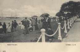 REGATTA DAY, COWES, ISLE OF WIGHT ~ HIGHLY ANIMATED ~ LADIES AND GENTLEMEN - Cowes