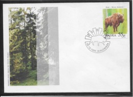 Thème Animaux - Buffle - Pologne - Enveloppe - Other & Unclassified