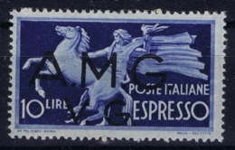 Italy: AMG-VG Sa Espresso 1 Broken G In VG MH/* Flz/ Charniere - Nuevos