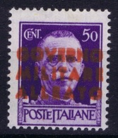 Delcampe - Italy: Napoli SA 12 C Doppa Soprastampa MH/* Flz/ Charniere - Britisch-am. Bes. Neapel