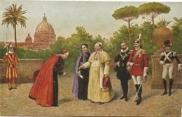 Roma - S.S. Pio XI E La Sua Corte Nei Giardini Vaticani - Papas