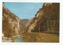 Suisse Berne Moutier Les Gorges Ligne Chemin De Fer 1975 Ed Airoffset La Chaux De Fonds - Berne