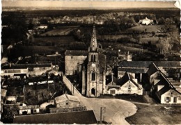 79 .. L'ABSIE .. L'EGLISE ET LES CLOITRES DE L'ANCIENNE ABBAYE .. EN AVION AU  DESSUS DE .. LAPIE .. 1963 - L'Absie