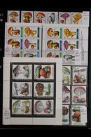 FUNGI ON STAMPS - EUROPE. An Amazing Collection Of Mushrooms / Fungi On Never Hinged Mint European Sets, Miniature Sheet - Other & Unclassified